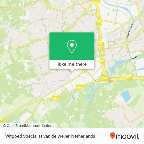 Witgoed Specialist van de Weijer Karte