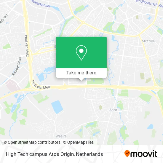High Tech campus Atos Origin map