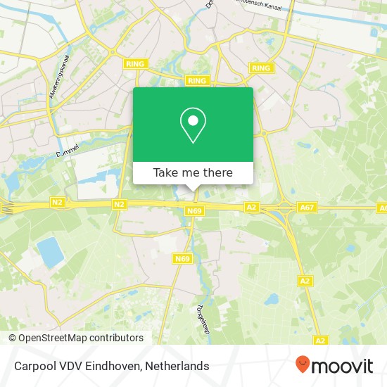 Carpool VDV Eindhoven Karte