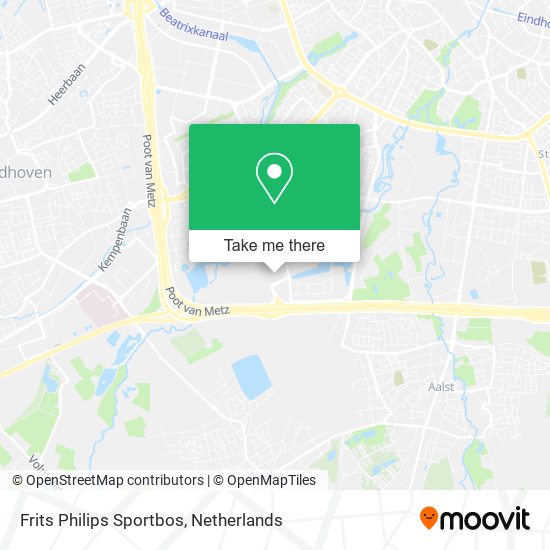 Frits Philips Sportbos map