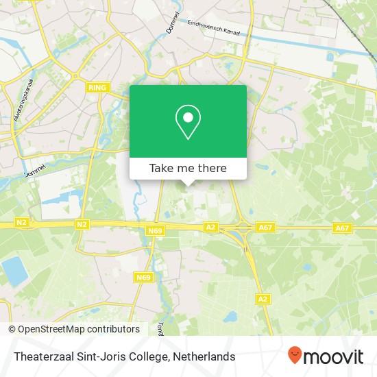 Theaterzaal Sint-Joris College map