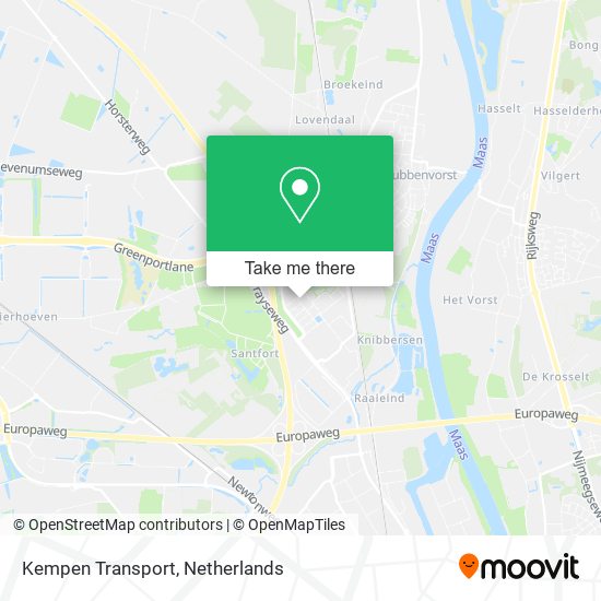 Kempen Transport map