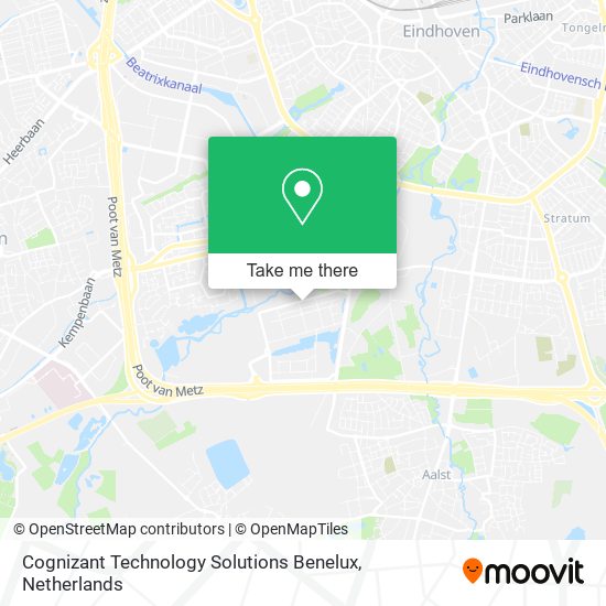 Cognizant Technology Solutions Benelux map