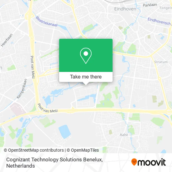 Cognizant Technology Solutions Benelux map