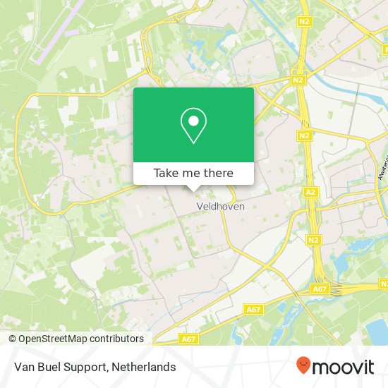 Van Buel Support map