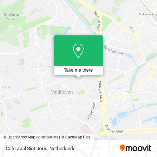 Café Zaal Sint Joris map