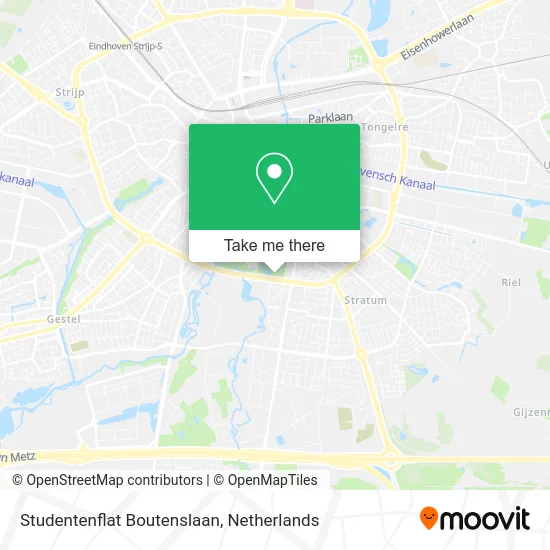 Studentenflat Boutenslaan map