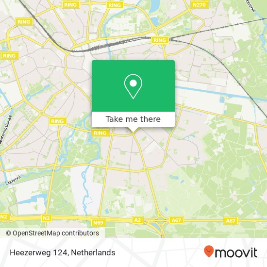 Heezerweg 124 map