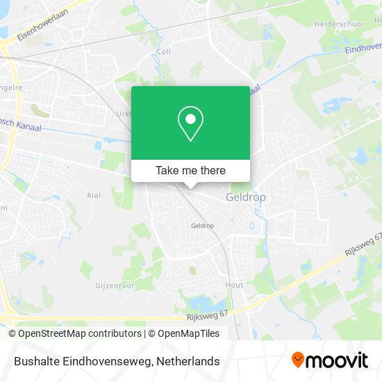 Bushalte Eindhovenseweg map