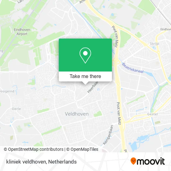 kliniek veldhoven map