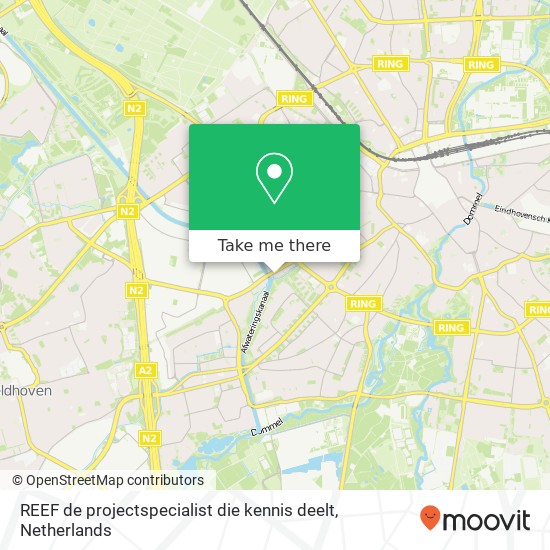 REEF de projectspecialist die kennis deelt Karte