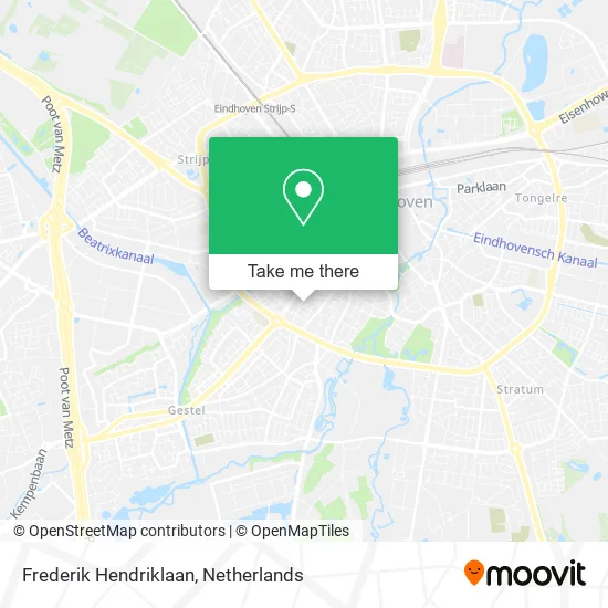 Frederik Hendriklaan map