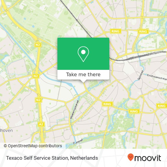 Texaco Self Service Station map