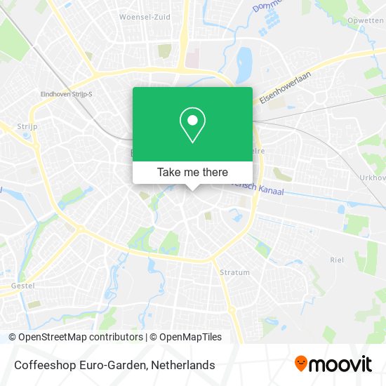 Coffeeshop Euro-Garden map