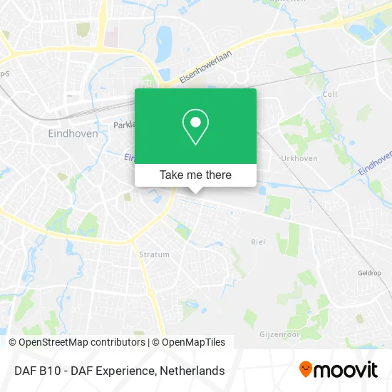 DAF B10 - DAF Experience map