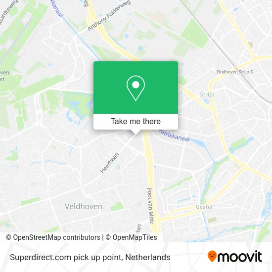 Superdirect.com pick up point map