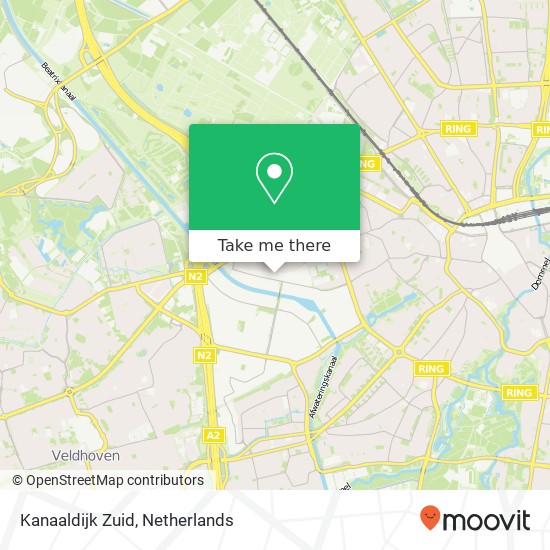 Kanaaldijk Zuid map