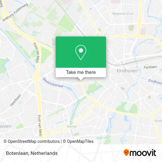 Botenlaan map