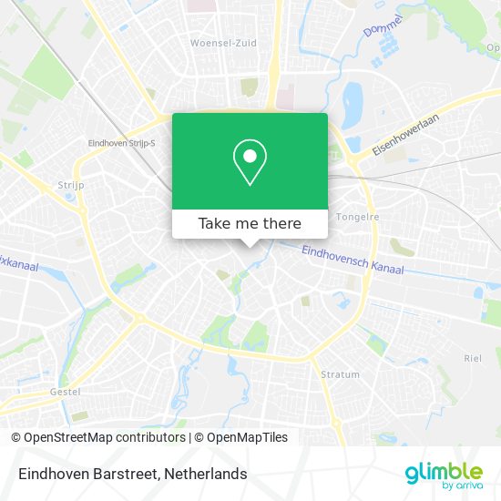 Eindhoven Barstreet Karte