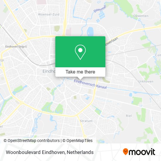 Woonboulevard Eindhoven map