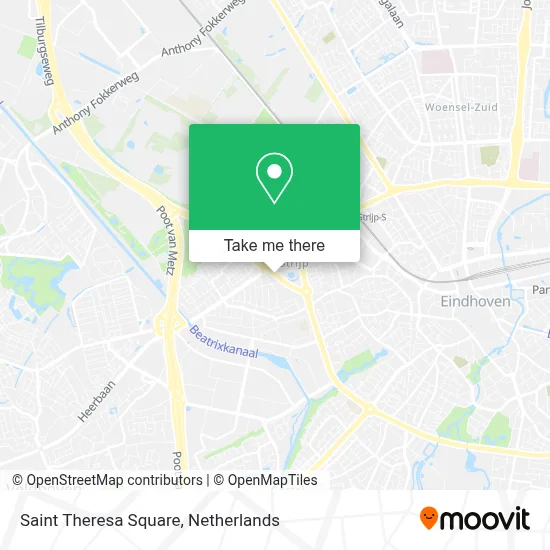 Sint Theresiaplein map