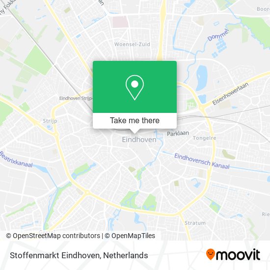 Stoffenmarkt Eindhoven Karte