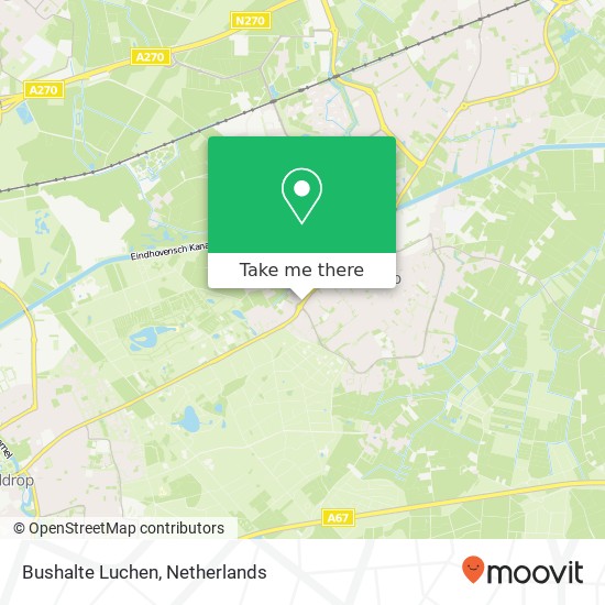 Bushalte Luchen map