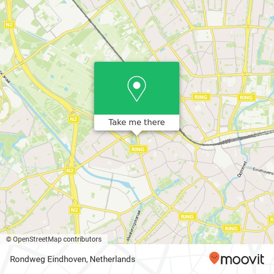 Rondweg Eindhoven Karte