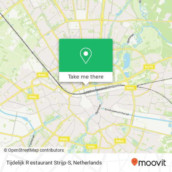 Tijdelijk R estaurant Strijp-S map