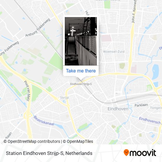 Station Eindhoven Strijp-S Karte