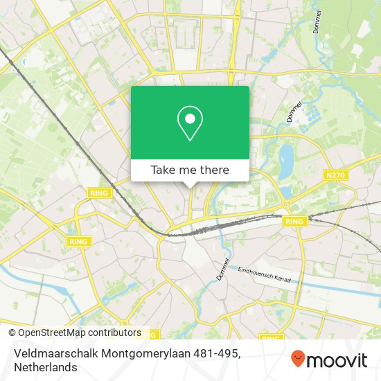 Veldmaarschalk Montgomerylaan 481-495 Karte