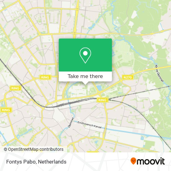 Fontys Pabo map