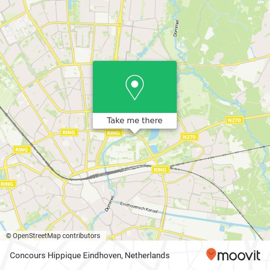 Concours Hippique Eindhoven map