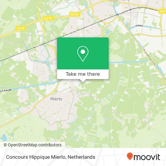 Concours Hippique Mierlo map