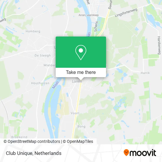 Club Unique map