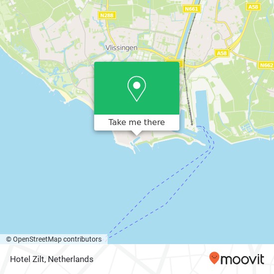 Hotel Zilt map