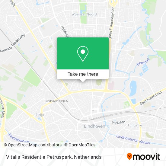 Vitalis Residentie Petruspark map