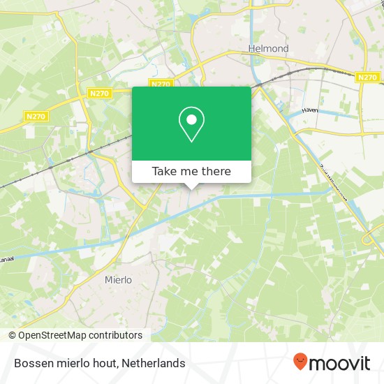 Bossen mierlo hout map