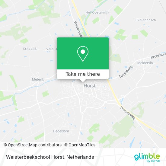 Weisterbeekschool Horst map
