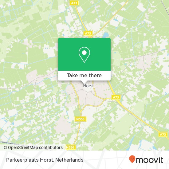 Parkeerplaats Horst map