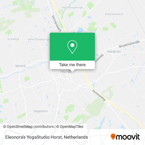 Eleonora's YogaStudio Horst map