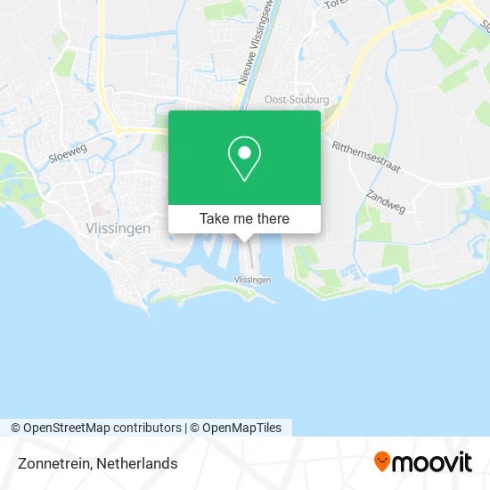Zonnetrein map