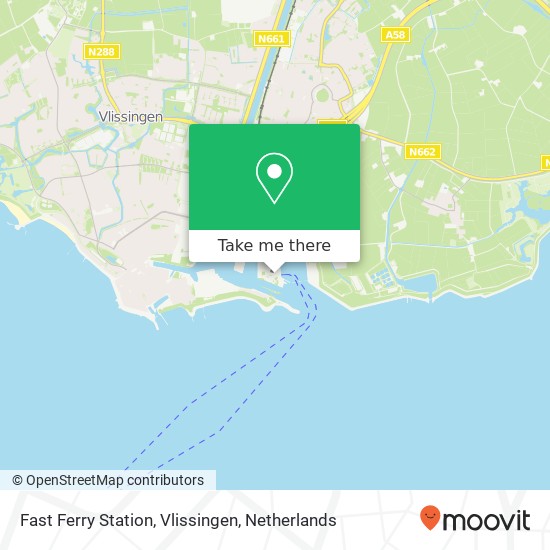 Fast Ferry Station, Vlissingen map