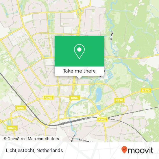 Lichtjestocht map