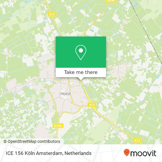 ICE 156 Köln Amsterdam map