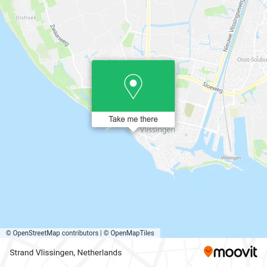 Strand Vlissingen map