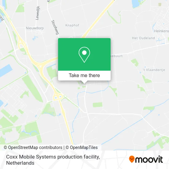 Coxx Mobile Systems production facility map