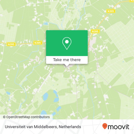Universiteit van Middelbeers Karte
