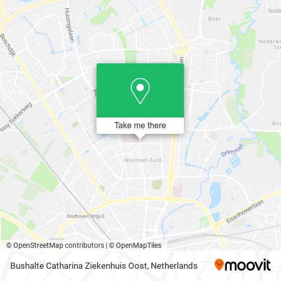 Bushalte Catharina Ziekenhuis Oost map