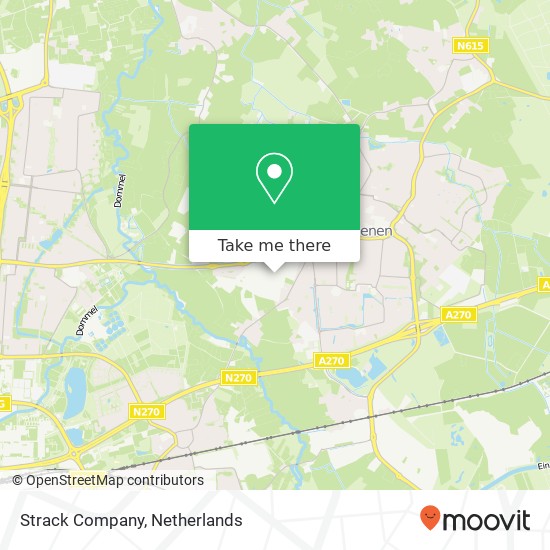 Strack Company map